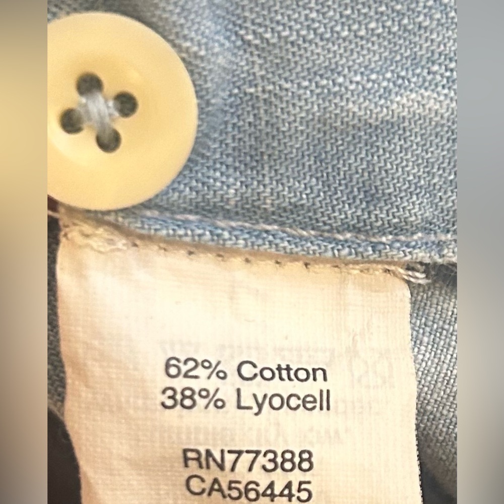 Madewell Chambray Patio Skirt Sz 10 - Picture 4 of 4